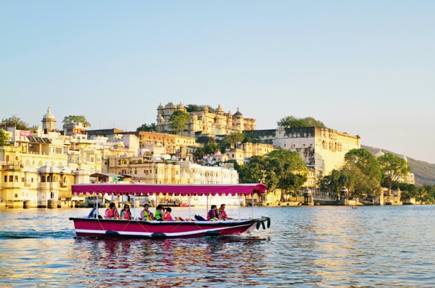 Boating in Lake Pichola